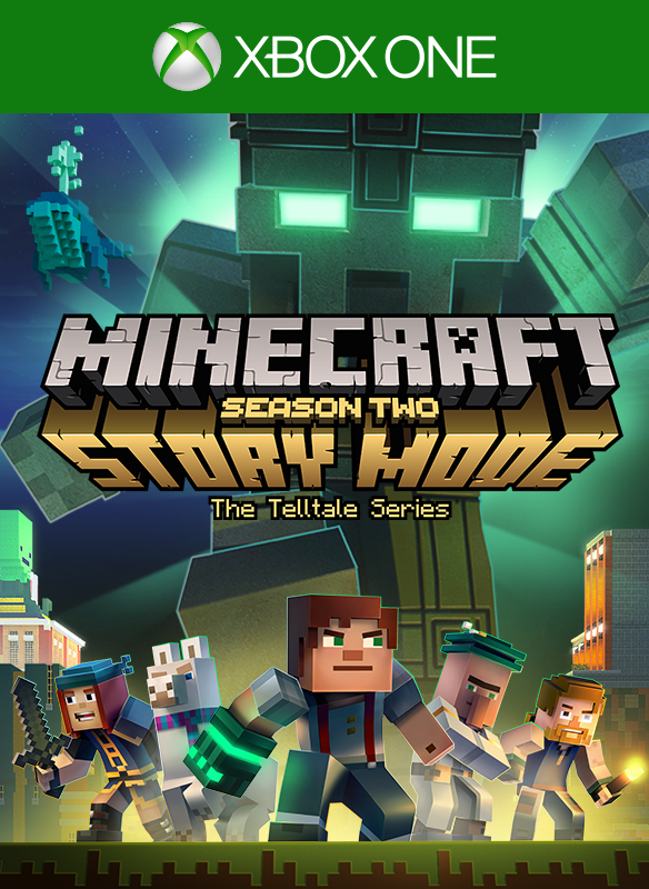 Front Cover for Minecraft: Story Mode - Season Two: Episode 1 - Hero in Residence (Xbox One) (download release): 1st version