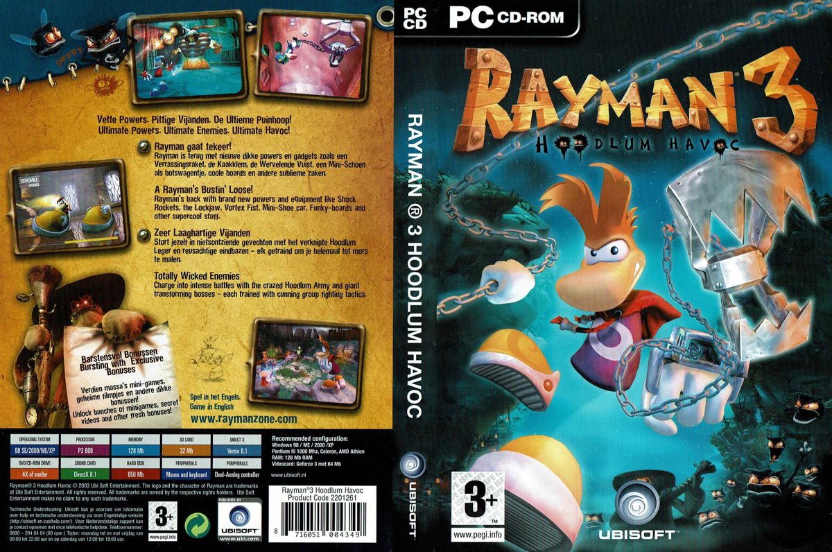 Full Cover for Rayman 3: Hoodlum Havoc (Windows)