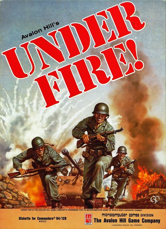 Front Cover for Under Fire! (Commodore 64)