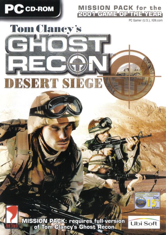 Front Cover for Tom Clancy's Ghost Recon: Desert Siege (Windows)