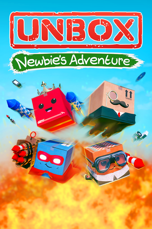 Front Cover for Unbox: Newbie's Adventure (Xbox One) (download release): 2nd version