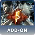Front Cover for Resident Evil 5: Lost in Nightmares (PlayStation 3) (PSN release): PSN version
