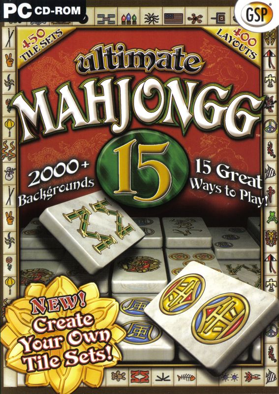 Front Cover for Ultimate Mahjongg 15 (Windows)