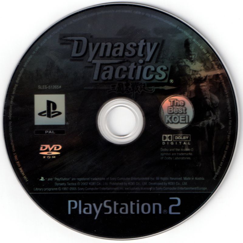Media for Dynasty Tactics (PlayStation 2) (The Best KOEI release)