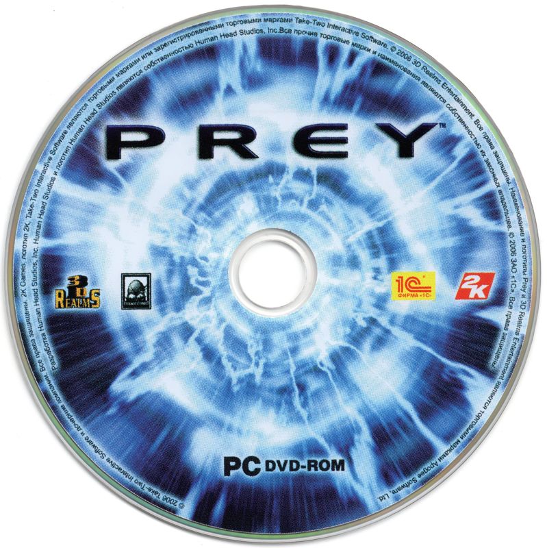 Media for Prey (Windows) ("1C:КОЛЛЕКЦИЯ ИГРУШЕК" ("1С: Game Collection") series DVD Version)