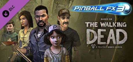 Front Cover for Pinball FX3: The Walking Dead (Windows) (Steam release)