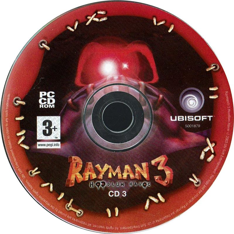 Media for Rayman 3: Hoodlum Havoc (Windows): Disc 3