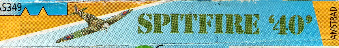 Spine/Sides for Spitfire '40 (Amstrad CPC) (Alternative Software budget reissue)