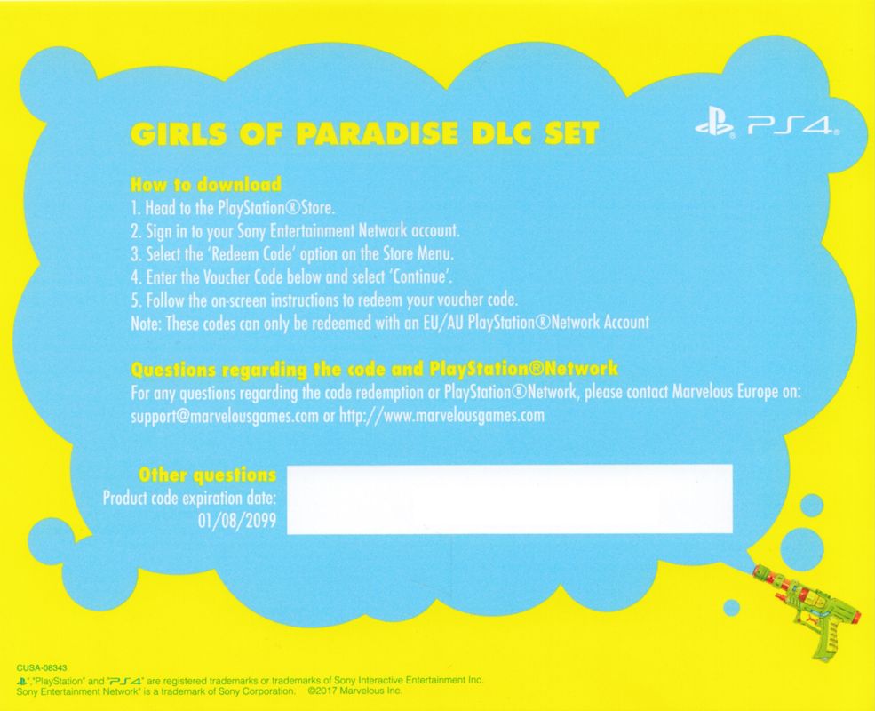 Extras for Senran Kagura: Peach Beach Splash (PlayStation 4): Girls Of Paradise DLC SET