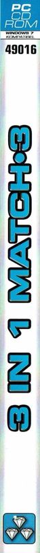Spine/Sides for 3 in 1: Match 3 (Windows) (Play It! release)