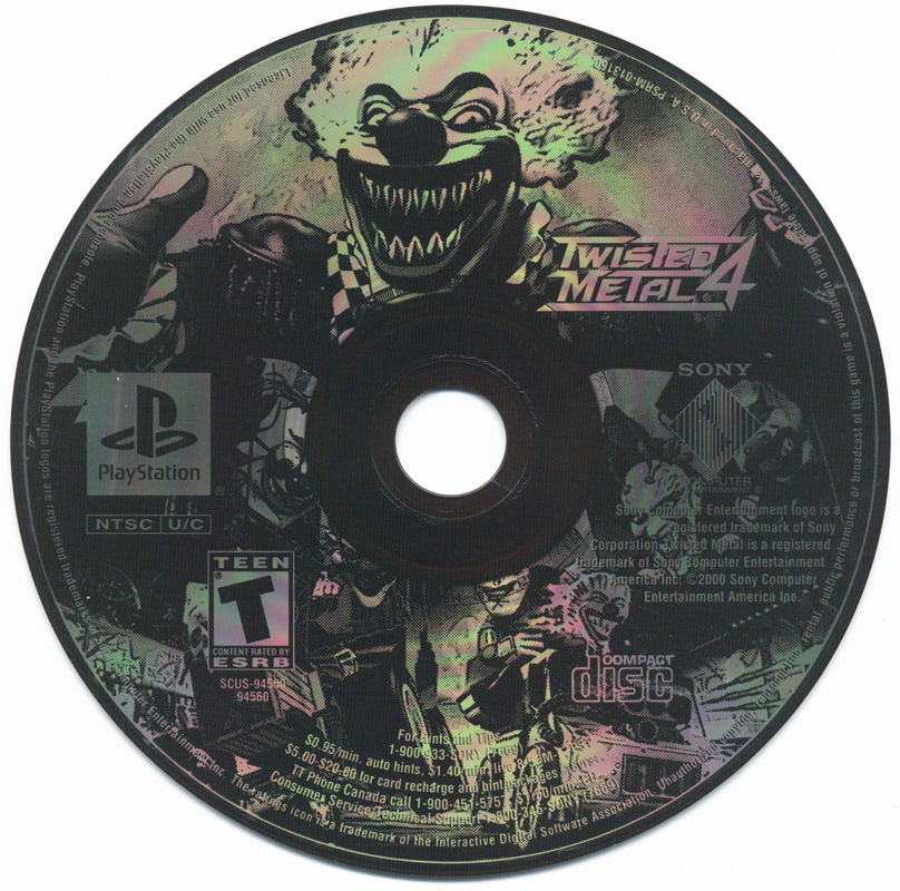 Twisted Metal 4 cover or packaging material - MobyGames