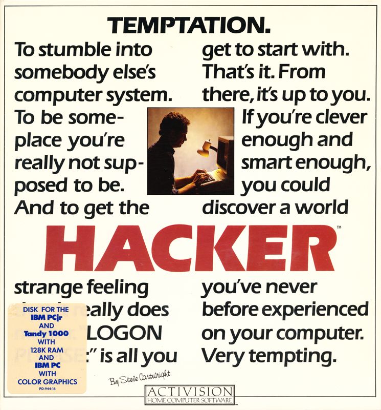 Front Cover for Hacker (DOS)