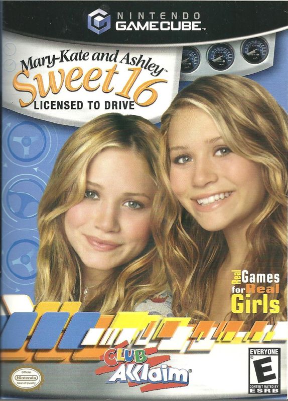 Front Cover for Mary-Kate and Ashley: Sweet 16 - Licensed to Drive (GameCube)