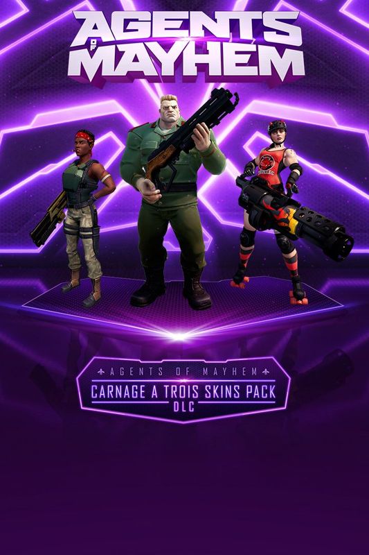 Front Cover for Agents of Mayhem: Carnage a Trois Skins Pack DLC (Xbox One) (download release)