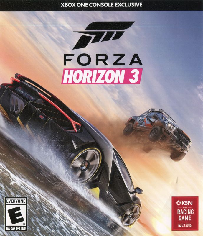 Front Cover for Forza Horizon 3 (Xbox One)