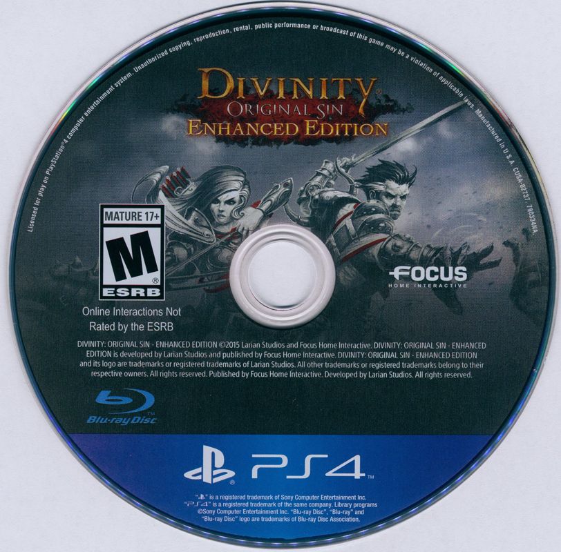 Media for Divinity: Original Sin - Enhanced Edition (PlayStation 4)