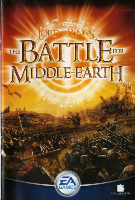Manual for The Lord of the Rings: The Battle for Middle-earth (Windows): front