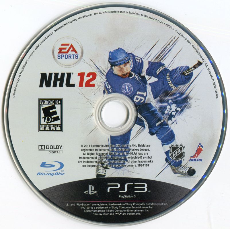 Media for NHL 12 (PlayStation 3)