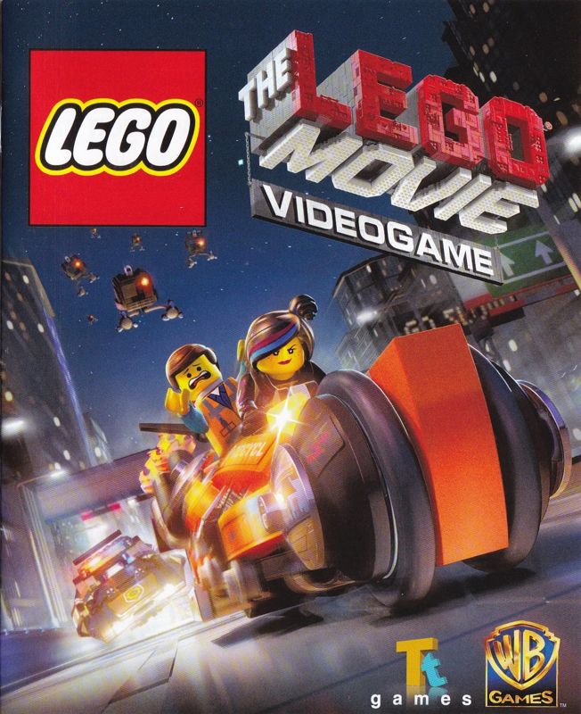 Manual for The LEGO Movie Videogame + The LEGO Movie 3D: Double Pack (PlayStation 4): Front