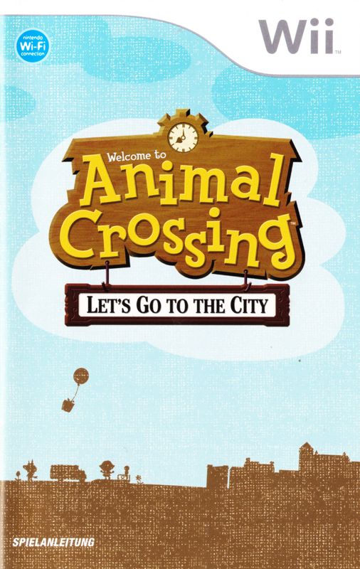 Manual for Animal Crossing: City Folk (Wii): Front