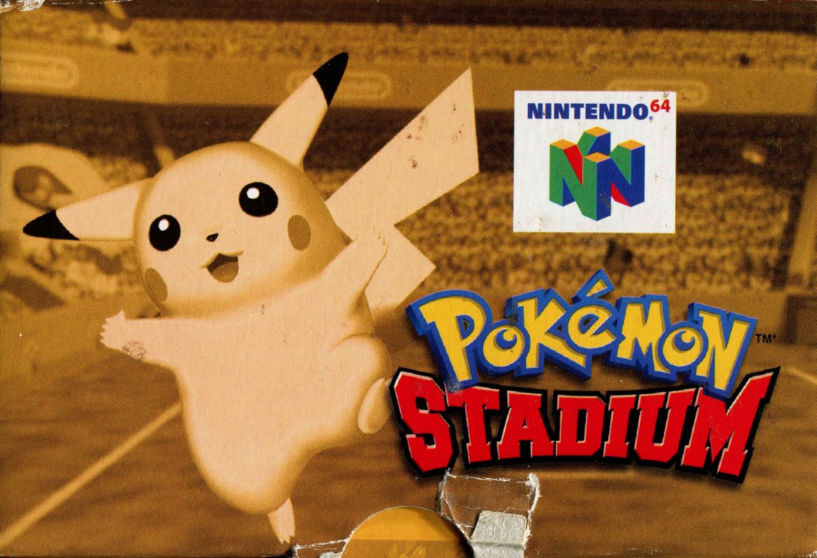 Spine/Sides for Pokémon Stadium (Nintendo 64): Left