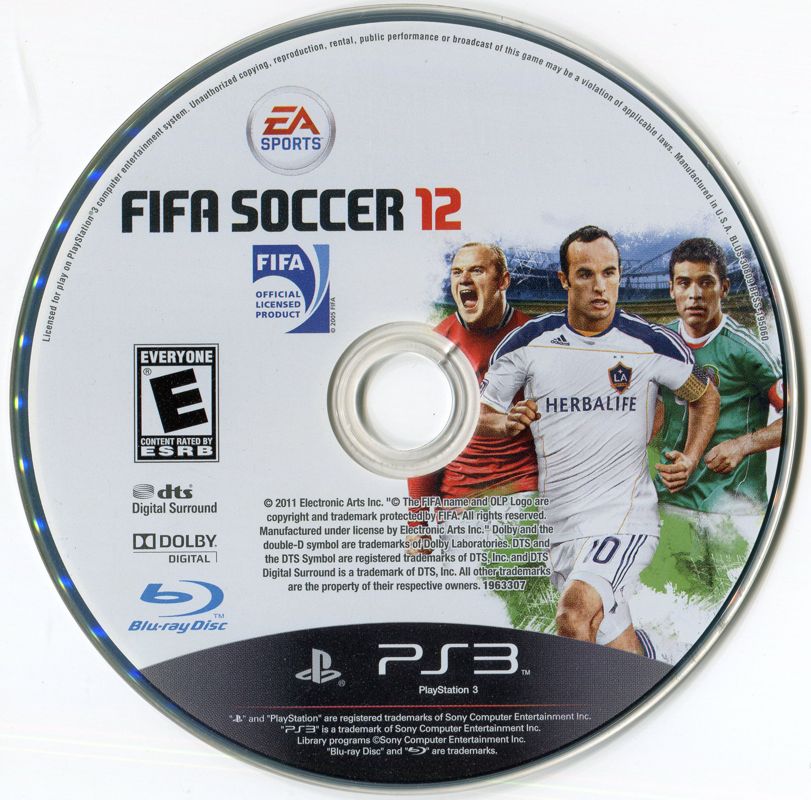 Media for FIFA Soccer 12 (PlayStation 3)