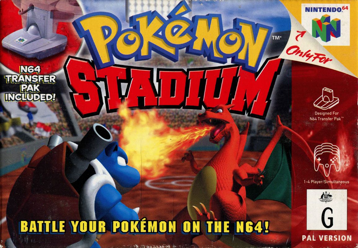 Front Cover for Pokémon Stadium (Nintendo 64)