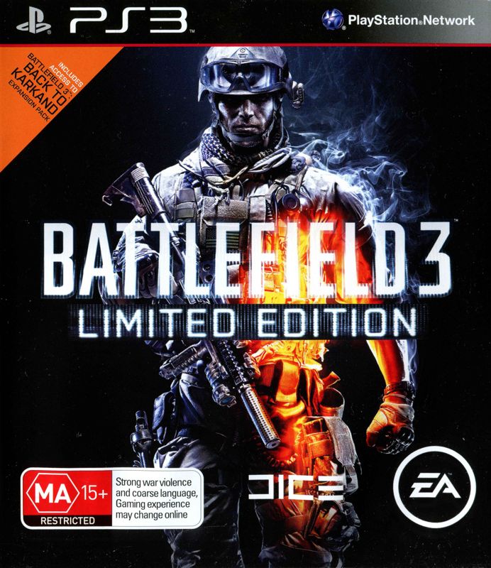 Front Cover for Battlefield 3: Limited Edition (PlayStation 3)