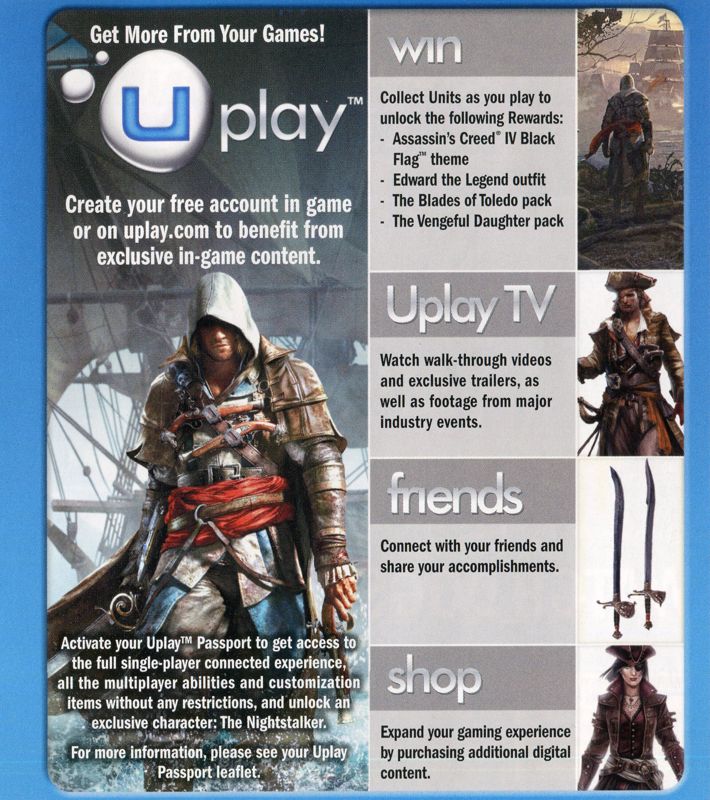 Assassin's Creed IV: Black Flag cover or packaging material - MobyGames
