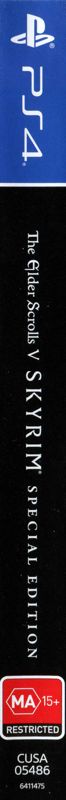 Spine/Sides for The Elder Scrolls V: Skyrim - Special Edition (PlayStation 4)