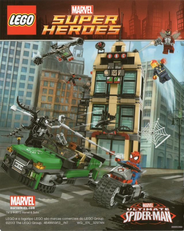 Manual for LEGO Marvel Super Heroes (PlayStation 4): Back