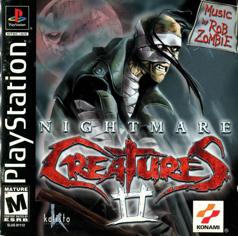Front Cover for Nightmare Creatures II (PlayStation)