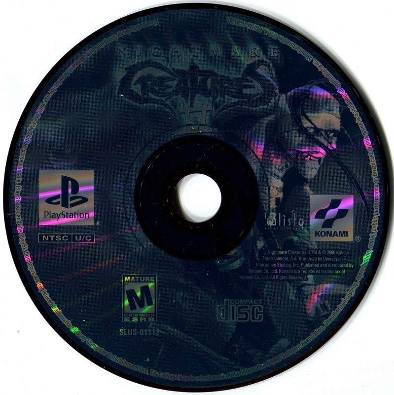 Media for Nightmare Creatures II (PlayStation)