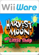 Front Cover for Harvest Moon: My Little Shop (Wii) (download release)