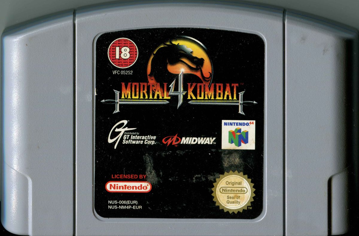 Media for Mortal Kombat 4 (Nintendo 64): Front