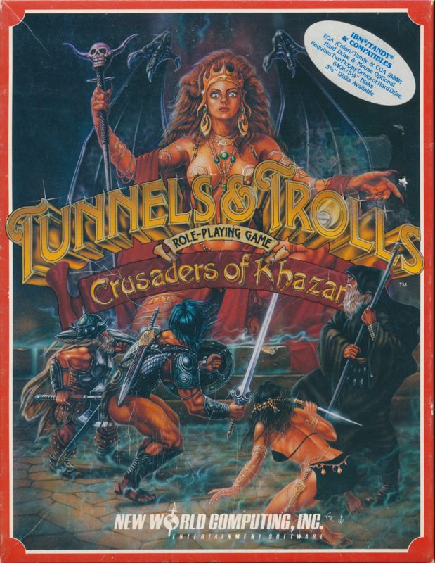 Front Cover for Tunnels & Trolls: Crusaders of Khazan (DOS)