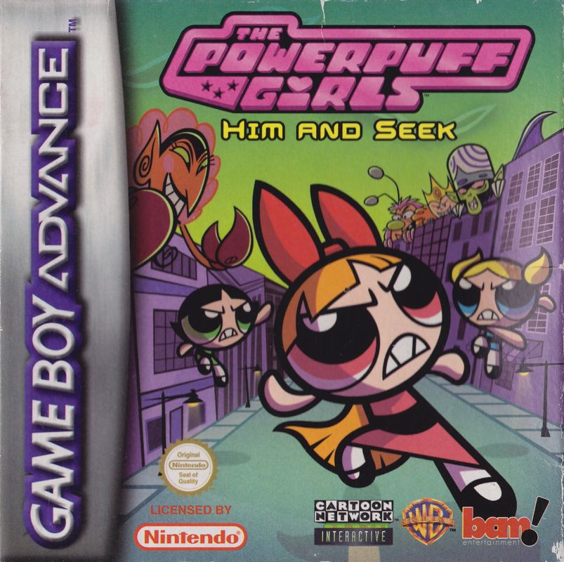 Front Cover for The Powerpuff Girls: Him and Seek (Game Boy Advance)