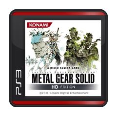 Front Cover for Metal Gear Solid: HD Edition (PlayStation 3) (PSN release)