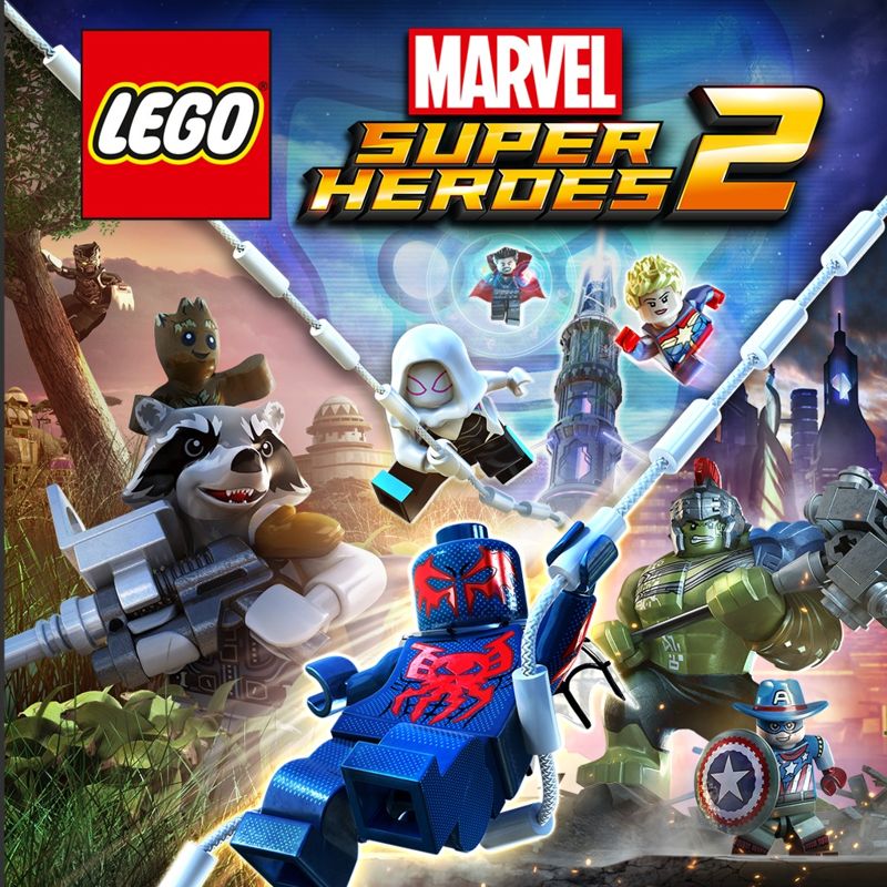 Front Cover for LEGO Marvel Super Heroes 2 (PlayStation 4) (download release)