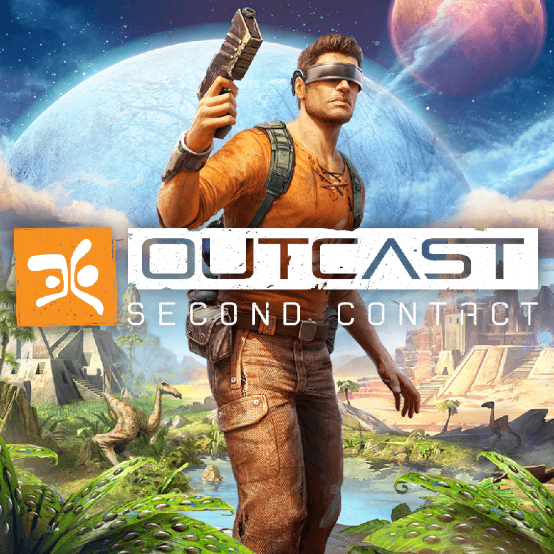 Front Cover for Outcast: Second Contact - Digital Deluxe (PlayStation 4) (download release)