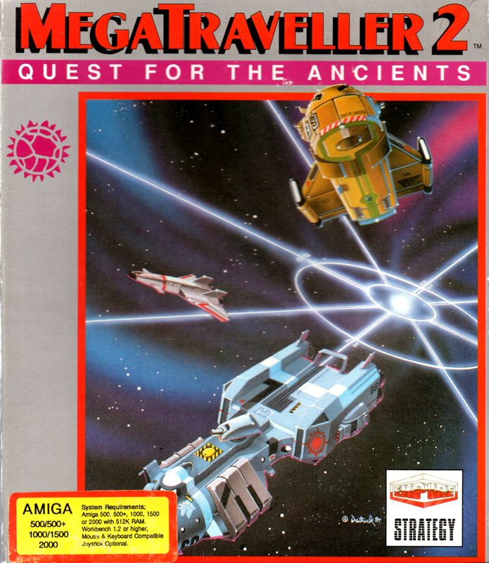 Front Cover for MegaTraveller 2: Quest for the Ancients (Amiga)