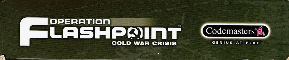Spine/Sides for Operation Flashpoint: Cold War Crisis (Windows): Top