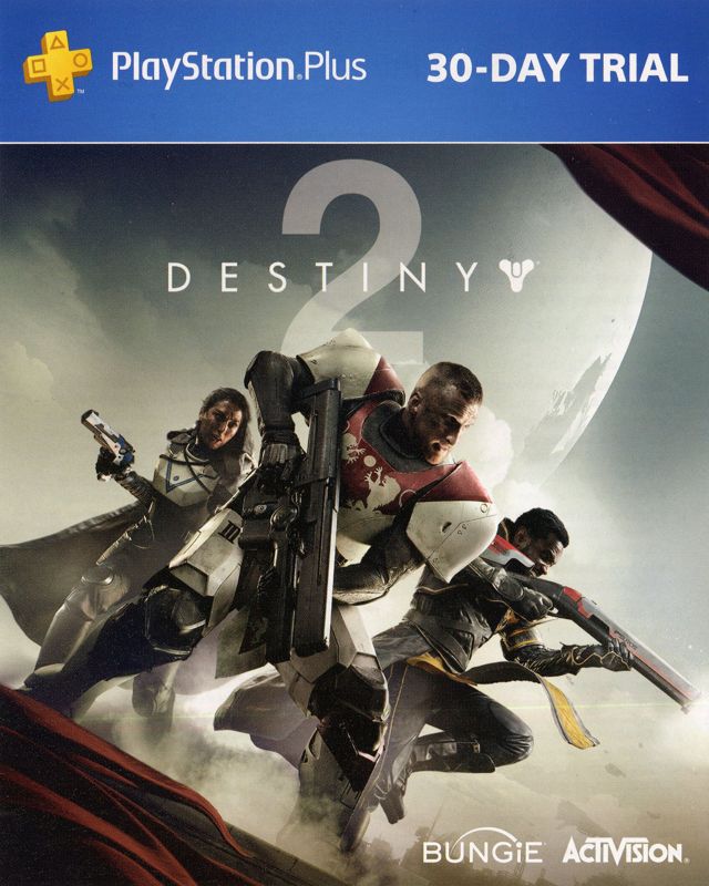 Other for Destiny 2 (PlayStation 4): 30-Day PlayStation Plus Trial Voucher Front