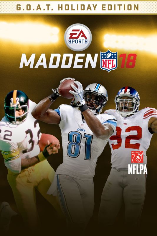 Front Cover for Madden NFL 18 (G.O.A.T. Holiday Edition) (Xbox One) (download release)