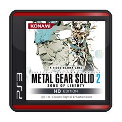 Front Cover for Metal Gear Solid 2: Substance (PlayStation 3) (PSN release)