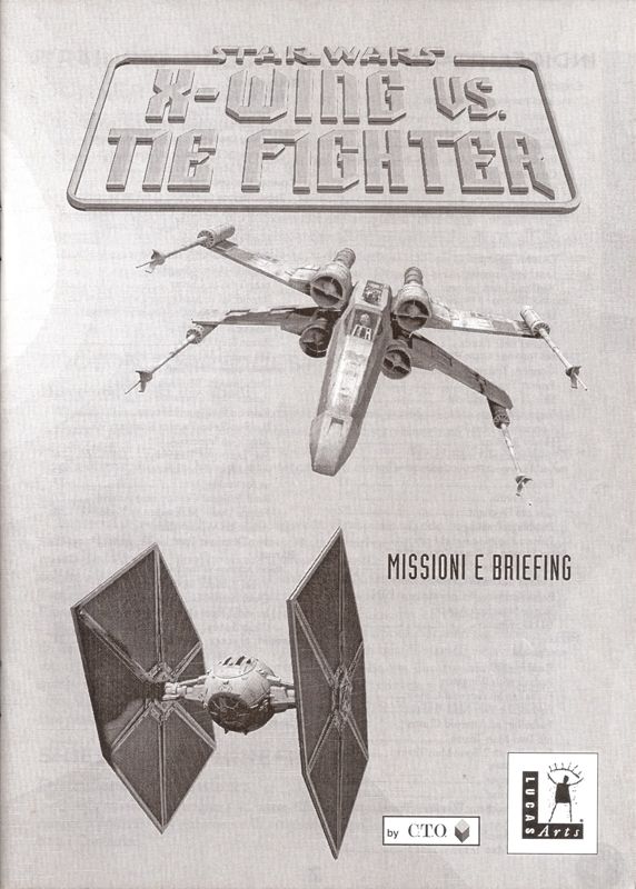 Manual for Star Wars: X-Wing Vs. TIE Fighter (Windows): Mission brief - Front