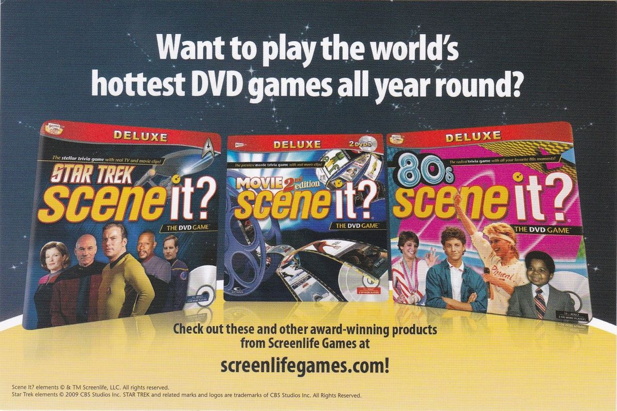 Advertisement for Scene It?: Twilight (DVD Player)