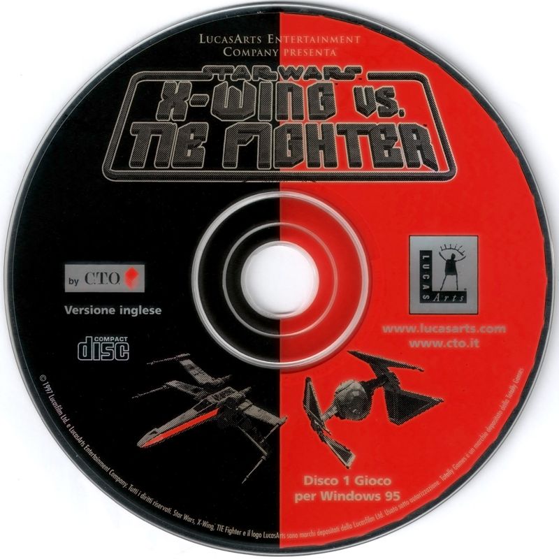 Media for Star Wars: X-Wing Vs. TIE Fighter (Windows): Disc 1 - Master Game