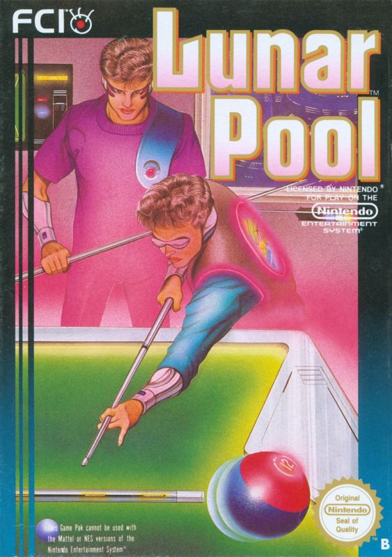 Front Cover for Lunar Pool (NES)