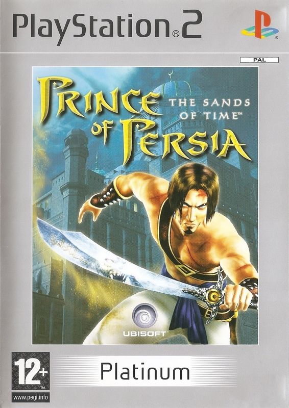 Front Cover for Prince of Persia: The Sands of Time (PlayStation 2) (Platinum release)